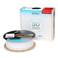 Inland 1.75mm PLA+ High Speed 3D Printer Filament 1.0 kg (2.2 lbs.) Cardboard Spool - White