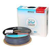 Inland 1.75mm PLA+ High Speed 3D Printer Filament 1.0 kg (2.2 lbs.) Cardboard Spool - Gray