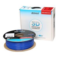 Inland 1.75mm PLA+ High Speed 3D Printer Filament 1.0 kg (2.2 lbs.) Cardboard Spool - Blue