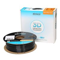 Inland 1.75mm PETGHigh Speed 3D Printer Filament 1.0 kg (2.2 lbs.) Cardboard Spool - Black
