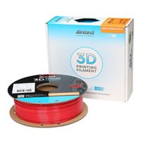 Inland 1.75mm PETGHigh Speed 3D Printer Filament 1.0 kg (2.2 lbs.) Cardboard Spool - Red