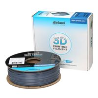 Inland 1.75mm ABS+ High Speed 3D Printer Filament 1.0 kg (2.2 lbs.) Cardboard Spool - Gray