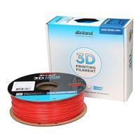 Inland 1.75mm ABS+ High Speed 3D Printer Filament 1.0 kg (2.2 lbs.) Cardboard Spool - Red