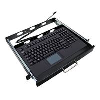 Adesso Akb-425UB-MRP 1U 19Inch Rackmount Drawer with USB Touchpad Keyboard