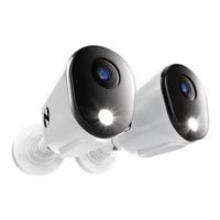 Night Owl Add On Wired 2K Deterrence Cameras - 2 Pack