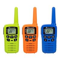Midland T10X3M Multi-Color Pack X-TALKER Two-Way Radio - 3 Pack