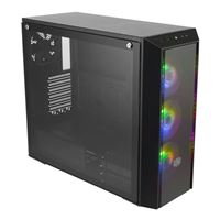 Cooler Master MasterBox Pro 5 ARGB Tempered Glass eATX Mid-Tower Computer Case - Black