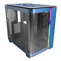 Montech KING 95 Tempered Glass ATX Mid-Tower Computer Case - Blue