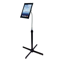 CTA Digital Adjustable Gooseneck Floor Stand for iPad
