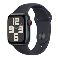 Apple Watch SE GPS Cellular 40mm Midnight Aluminum Case - Black Sport Band