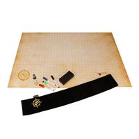 Accessory Power ENHANCE RPG Tabletop (24x36 inch) Role Playing Dry Erase Grid Mat Gaming Set
