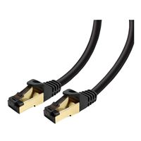 PPA 25 Ft. Cat 7 Molded Snagless Ethernet Cable - Black