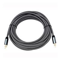 PPA Toslink Digital Optical Audio Cable Braided - 25ft