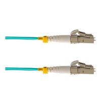 PPA OM3 LC Male to SC Male 10G Multi-Mode Fiber Optic Cable 16.4 ft. - Aqua