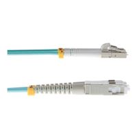 PPA OM3 LC Male to SC Male 10G Multi-Mode Fiber Optic Cable 3.3 ft. - Aqua