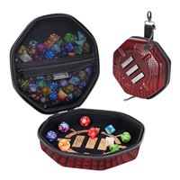 Accessory Power ENHANCE DnD Dice Tray and Dice Case - Dragon Red