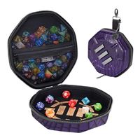 Accessory Power ENHANCE DnD Dice Tray and Dice Case - Dragon Purple