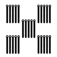Wrap-It Self-Gripping 9&quot; Cable Ties -30 Pack (Black)