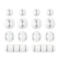 Wrap-It Cable Clips - Single (14-Pack) White