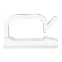 Wrap-It Cable Guides - (Small, 15-Pack) White
