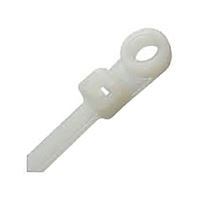 Cable Ties Unlimited 8&quot; 50lb Screw Head Mount Cable Ties 100/bag - Natural