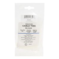 Cable Ties Unlimited 4&quot; 18lb Cable Ties 100/bag - Natural