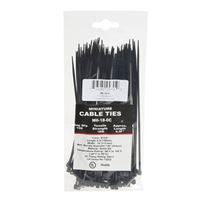 Cable Ties Unlimited 6&quot; 18lb UV Cable Ties 100/bag - Black
