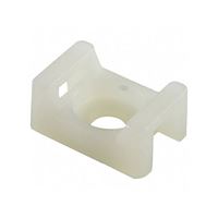 Cable Ties Unlimited Saddle Mount #6 Screw 100/bag - Natural
