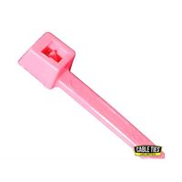 Cable Ties Unlimited 4&quot; 18lb Cable Ties 100/bag - Fluorescent Pink