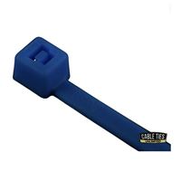 Cable Ties Unlimited 4&quot; 18lb Cable Ties 100/bag - Fluorescent Blue