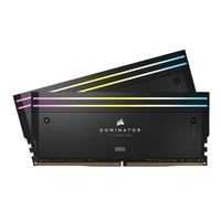 Dominator Titanium RGB 32GB (2 x 16GB) DDR5-7200 PC5-57600 CL34 Dual Channel Desktop Memory Kit CMP32GX5M2X7200C34 - Black