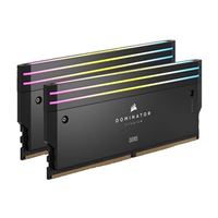 Corsair Dominator Titanium RGB 48GB (2 x 24GB) DDR5-7000 PC5-56000 CL36 Dual Channel Desktop Memory Kit CMP48GX5M2B7000C36 - Black