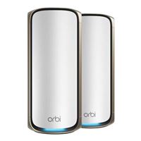 NETGEAR Orbi 970 - BE27000 WiFi 7 Quad-Band Mesh Whole Home Wireless System - 2 Pack