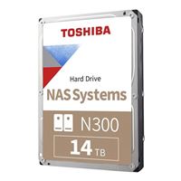 Toshiba N300 14TB 7200RPM SATA III 6Gb/s 3.5&quot; Internal NAS CMR Hard Drive