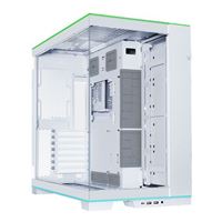 Lian Li O11D EVO RGB Tempered Glass ATX Mid-Tower Computer Case - White