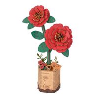 Robotime ROWOOD Red Camellia