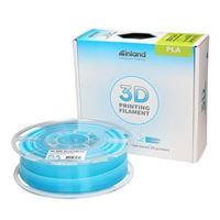 Inland 1.75mm PLA Translucent 3D Printer Filament Seasons Gradient Color 1.0 kg (2.2 lbs.) Cardboard Spool - Blue and White