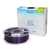 Inland 1.75mm PLA Translucent 3D Printer Filament Gradient Color 1.0 kg (2.2 lbs.) Cardboard Spool - Blue and Purple