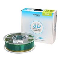 Inland 1.75mm PLA Translucent 3D Printer Filament Gradient Color 1.0 kg (2.2 lbs.) Cardboard Spool - Rainbow Style 1