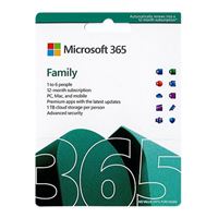 Microsoft 365 Family - 12 Month Subscription Auto-Renewal, Up to 6 People