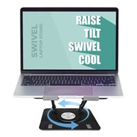 Uncaged Ergonomics Swivel Laptop Stand 2.0