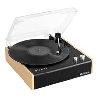 Victrola Eastwood Manual Three-Speed Turntable with Bluetooth - Bamboo