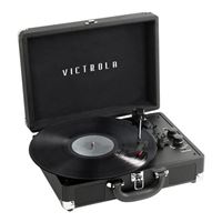 Victrola Journey Plus Bluetooth Suitcase Record Player - Black