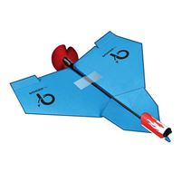 PowerUp Toys POWERUP 2.0: Paper Airplane Conversion Kit Blue