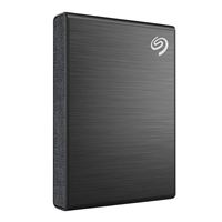 Seagate 2TB One Touch USB 3.2 Gen 1 External Portable SSD with Password Protection - Black
