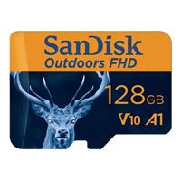 SanDisk 128GB Outdoors Full HD microSDXC Class 10 / U1 / V10 Flash Memory Card (2-Pack)