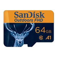 SanDisk 64GB Outdoors microSDXC Class 10 / U1 / V10 Flash Memory Card (2-Pack)