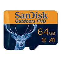 SanDisk 64GB Outdoors microSDXC Class 10 / U1 / V10 Flash Memory Card (4-Pack)