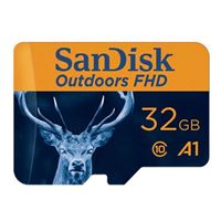 SanDisk 32GB Outdoors Full HD microSDXC Class 10 / U1 / V10 Flash Memory Card (4-Pack)
