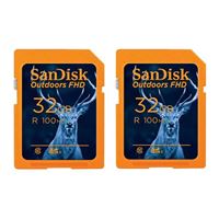 SanDisk 32GB Outdoors Full HD SDXC Class 10 / U1 / V10 Flash Memory Card